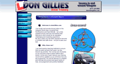 Desktop Screenshot of dongillies-drivertraining.co.uk